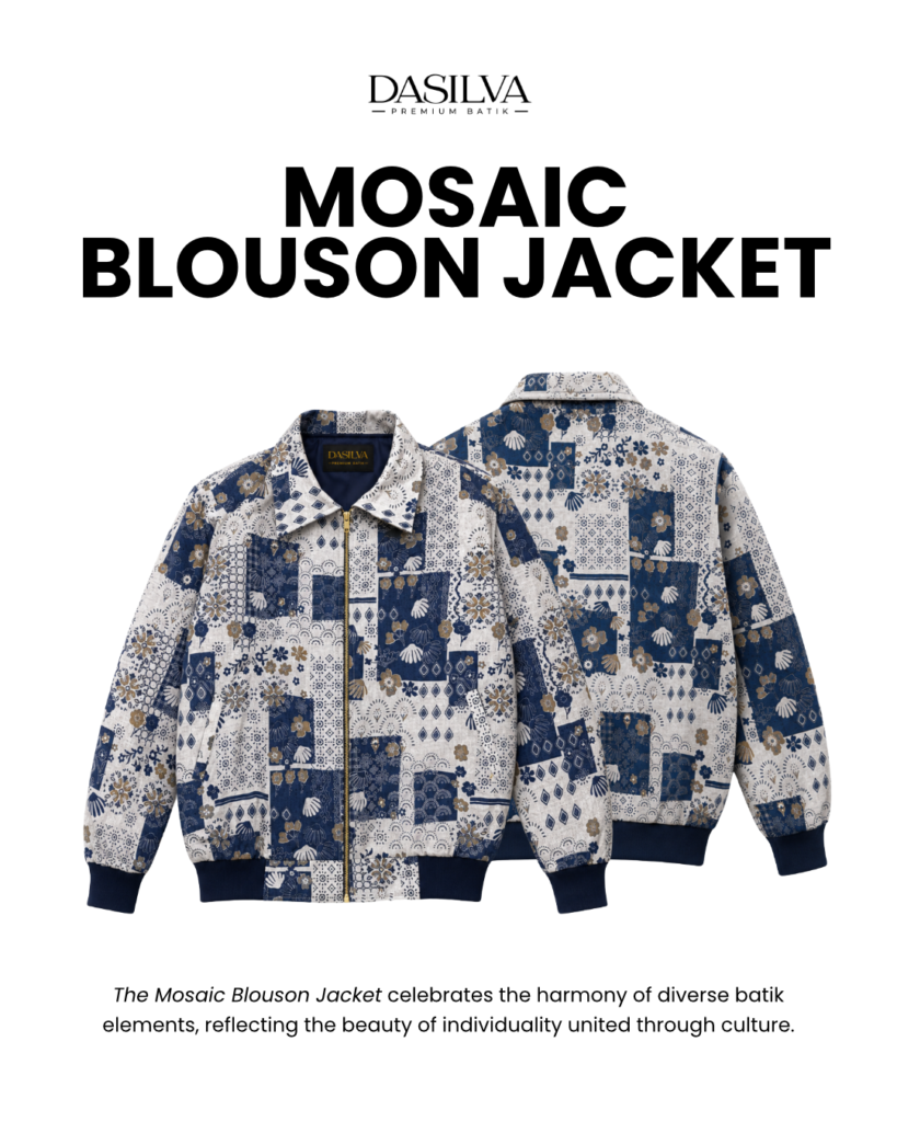 Jaket Bomber Mosaic Blouson